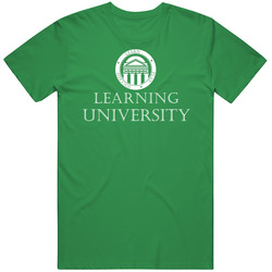 Learning University Athletic Academic Logo Mens Soft Cotton Tee T Shirt