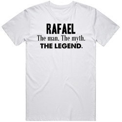 Rafael The Man The Myth Legend Best Father's Day Gift Mens Soft Cotton Tee T Shirt