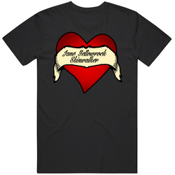 Jane Yellowrock Skinwalker Heart Tattoo Favorite Novel Character Fan Mens Soft Cotton Tee T Shirt