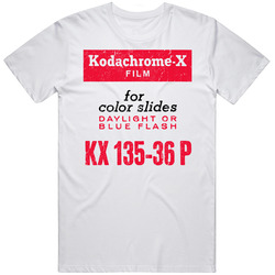Retro Grunge Kodachrome X Logo Worn Vintage Look Mens Soft Cotton Tee T Shirt