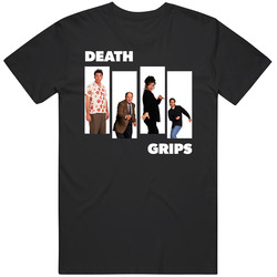 Death Grips Black Flag Seinfeld Parody Mens Soft Cotton Tee T Shirt