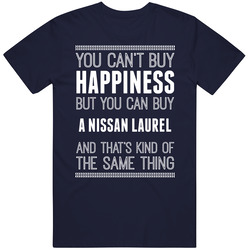 Buy A Nissan Laurel Happiness Car Lover Mens Soft Cotton Tee T Shirt