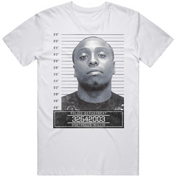 Dontrelle Willis Famous Sports Star Mugshot Police Department Mens Soft Cotton Tee T Shirt