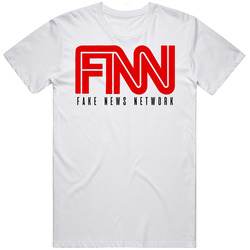 Fnn Fake News Network Mens Soft Cotton Tee T Shirt