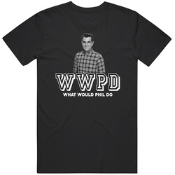 Phil Dunphy Wwpd What Would Phil Do Modern Family Favorite Character Tv Show Fan Mens Soft Cotton Tee T Shirt
