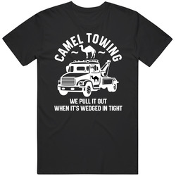 Camel Towing Rude Offensive Funny Mens Soft Cotton Tee T Shirt