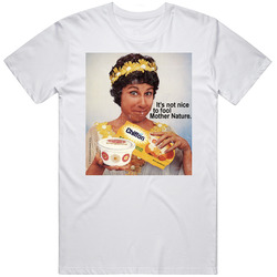 Not Nice To Fool Mother Nature Chiffon Margarine Most Memorable Vintage Ad Mens Soft Cotton Tee T Shirt
