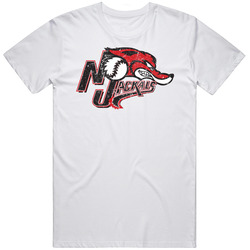 New Jersey Jackals Canadian American Retro Pro Baseball Club Mens Soft Cotton Tee T Shirt