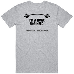 Hvac Engineer Funny Workout Personalized Mens Soft Cotton Tee T Shirt