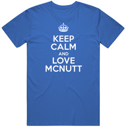 Mcnutt Keep Calm And Love Parody Custom Name Mens Soft Cotton Tee T Shirt