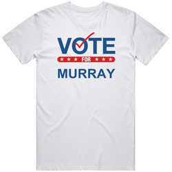 Vote For Election School Work Politics Murray Mens Soft Cotton Tee T Shirt