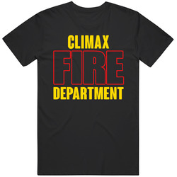 Climax Fire Department Personalized City Mens Soft Cotton Tee T Shirt