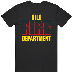 Hilo Fire Department Personalized City Mens Soft Cotton Tee T Shirt