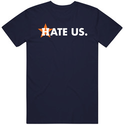 Hate Us Baseball Cheating Scandal Houston Baseball Fan Mens Soft Cotton Tee T Shirt