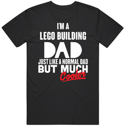 Much Cooler Lego Building Regular Dad Father's Day Hobby Mens Soft Cotton Tee T Shirt