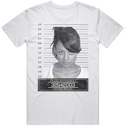 Nicole Richie Mugshot Police Department Mens Soft Cotton Tee T Shirt