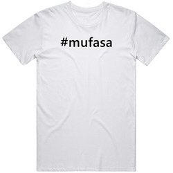 Hashtag Mufasa Popular Trending Essential Ig Caption Mens Soft Cotton Tee T Shirt