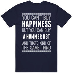 Buy A Hummer H3t Happiness Car Lover Mens Soft Cotton Tee T Shirt