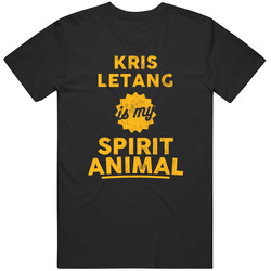 Kris Letang Is My Spirit Animal Pittsburgh Hockey Mens Soft Cotton Tee T Shirt