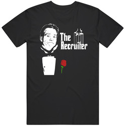 Nick Saban The Recruiter University Of Alabama Football Fan Mens Soft Cotton Tee T Shirt