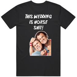 This Wedding Is Horse Step Brothers Movie  Quote Mens Soft Cotton Tee T Shirt