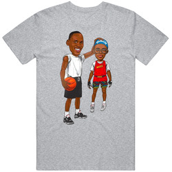 Michael Jordan Gotta Be The Shoes Cartoon Mens Soft Cotton Tee T Shirt