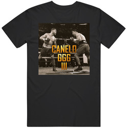 Canelo Alvarez Vs Gennady Golovkin Ggg 3 Boxing Fight Mens Soft Cotton Tee T Shirt