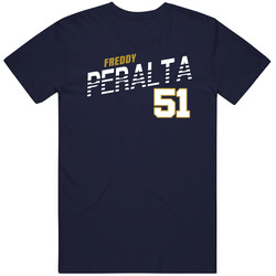 Freddy Peralta 51 Favorite Player Milwaukee Baseball Fan Mens Soft Cotton Tee T Shirt