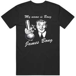 My Names Is Bong, James Bong Mens Soft Cotton Tee T Shirt