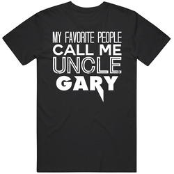 Favorite Uncle Gary Trendy Cool Name Mens Soft Cotton Tee T Shirt