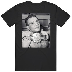 Jake Lamotta World Middleweight Championship Belt Boxing Legend Mens Soft Cotton Tee T Shirt