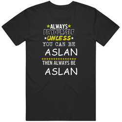 Aslan Chronicles Of Narnia Liam Neeson Always Be Mens Soft Cotton Tee T Shirt