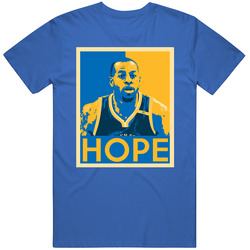 Andre Iguodala Hope Poster Golden State Basketball Player Fan Mens Soft Cotton Tee T Shirt
