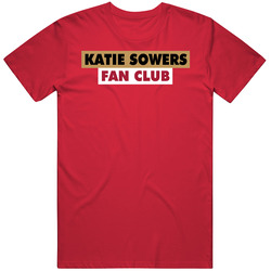 Katie Sowers Fan Club Assistant Coach First Female Woman Lesbian Openly Gay San Francisco Football Mens Soft Cotton Tee T Shirt