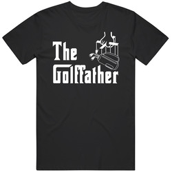 The Golf Father Funny Golfer's Father's Day Godfather Parody Gift Mens Soft Cotton Tee T Shirt