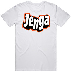 Jenga Best Board Game Of All Time Players Mens Soft Cotton Tee T Shirt