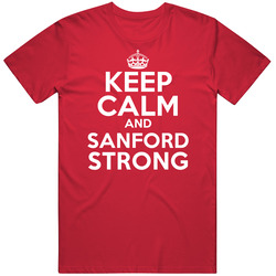 Keep Calm And Sanford Strong Custom Mens Soft Cotton Tee T Shirt