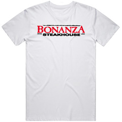 Bonanza Steakhouse Restaurant Mens Soft Cotton Tee T Shirt