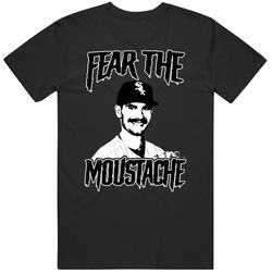 Dylan Cease Fear The Moustache Mens Soft Cotton Tee T Shirt