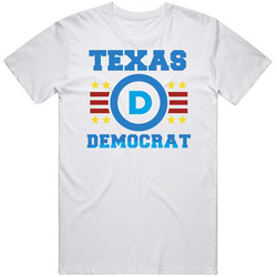 Democrat From Texas Custom Mens Soft Cotton Tee T Shirt