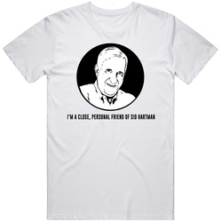 I'm A Close Personal Friend Of Sid Hartman Minneosta Sports Journalist Mens Soft Cotton Tee T Shirt