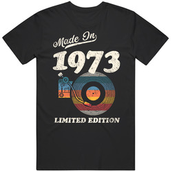 Made In 1973 Limited Edition Mens Soft Cotton Tee T Shirt