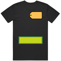 Price Is Right Name Tag Contestants Row Yellow Bid Mens Soft Cotton Tee T Shirt