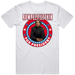 Rumpelstiltskin Once Upon A Time For President Tv Show Villain Fan Mens Soft Cotton Tee T Shirt