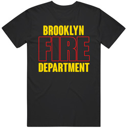 Brooklyn Fire Department Personalized City Mens Soft Cotton Tee T Shirt