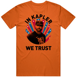 Gabe Kapler In Kapler We Trust Baseball Coach Mens Soft Cotton Tee T Shirt