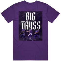 Big Truss Jackson Brown Webb Battle Cry Baltimore Football Team Fan Mens Soft Cotton Tee T Shirt