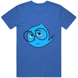 Sadness Inside Out Halloween Costume Mens Soft Cotton Tee T Shirt