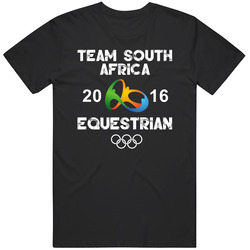 South Africa Equestrian Team Rio 2016 Olympic Games Sport Unisex Soft Cotton Tee T Shirt