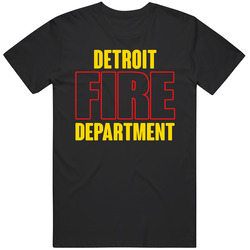Detroit Fire Department Personalized City Unisex Soft Cotton Tee T Shirt